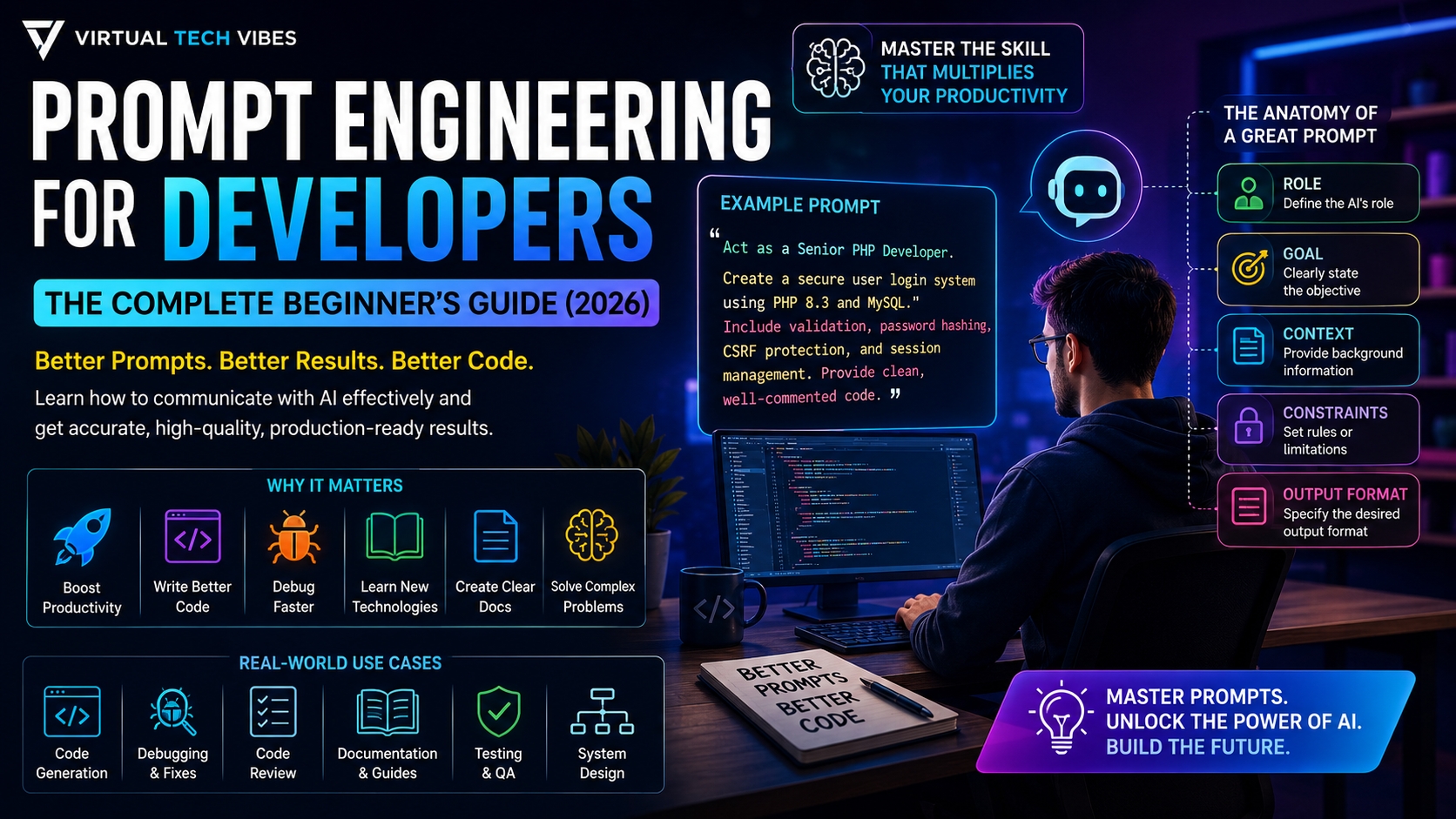 Prompt Engineering for Developers: The Complete Beginner’s Guide (2026)