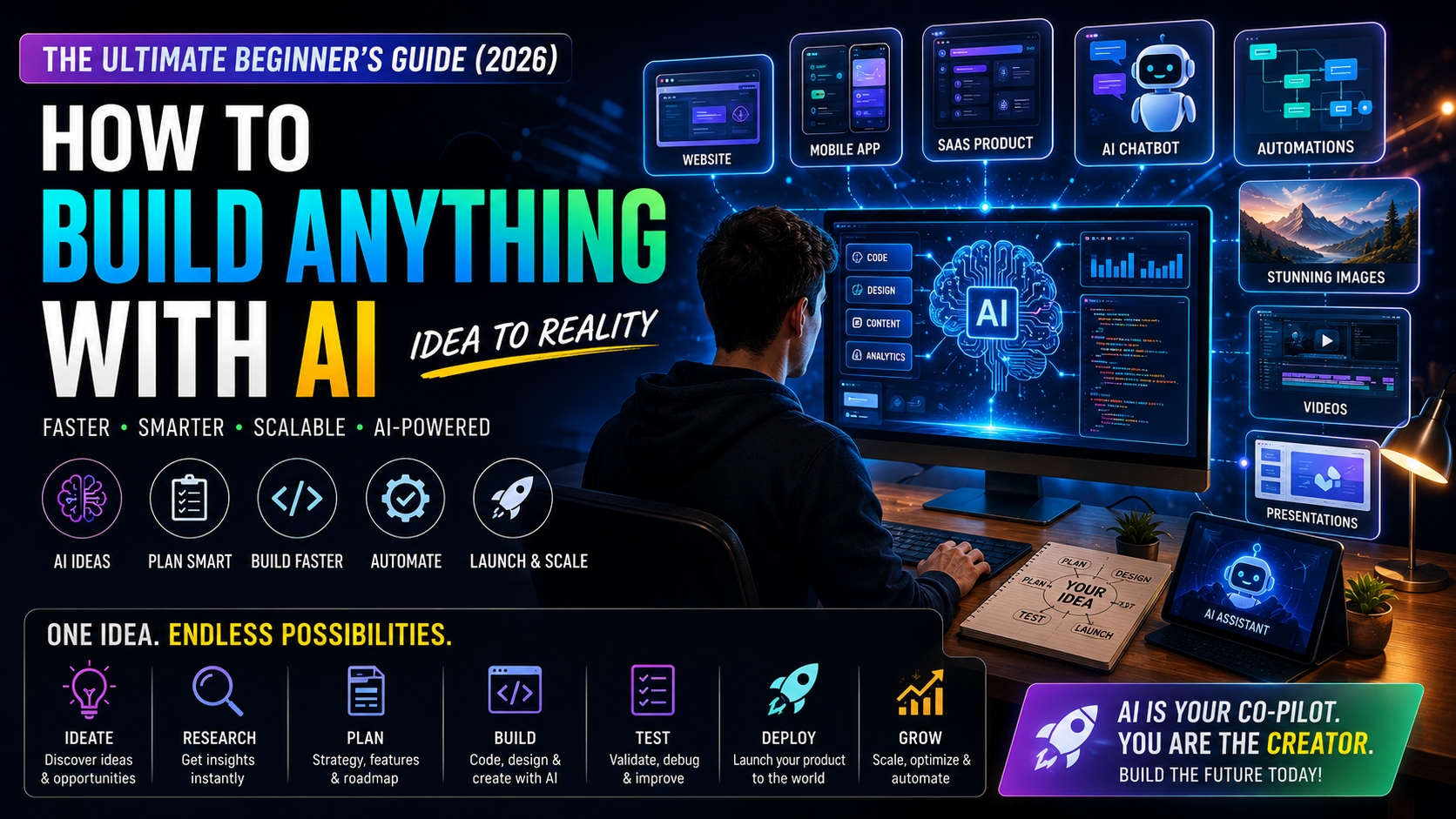 How to Build Anything with AI: A Complete Beginner's Guide (2026)